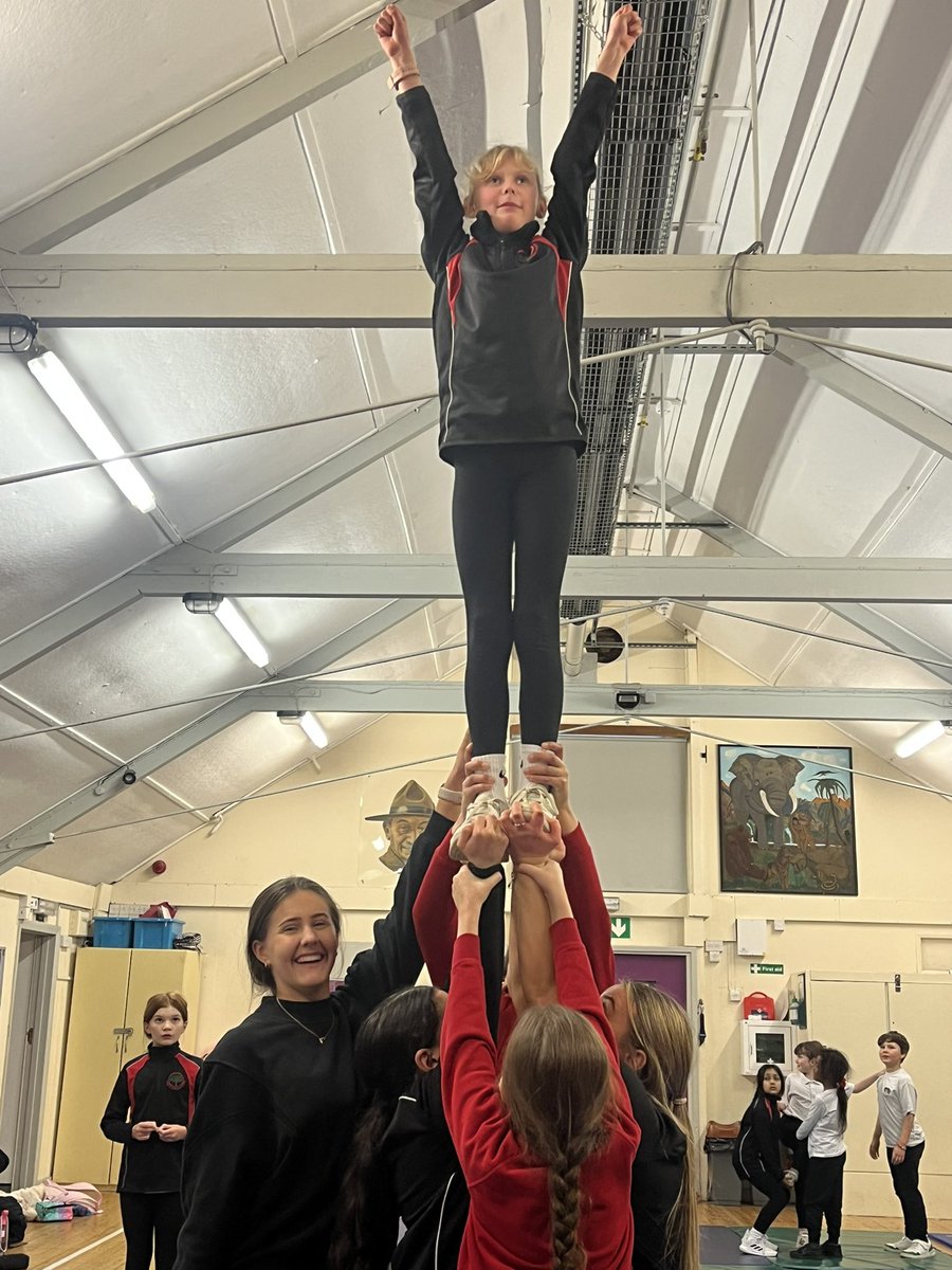 CCJacademy's tweet photo. New skill, new heights! ๐ช๐ผ Our cheerleaders are crushing it as they master this next-level stunt! Watch out, weโre just getting started! ๐ฅ#WeAreLEO #CheerLife #StuntGoals #TeamworkMakesTheDreamWork https://t.co/k3B403Q2o9