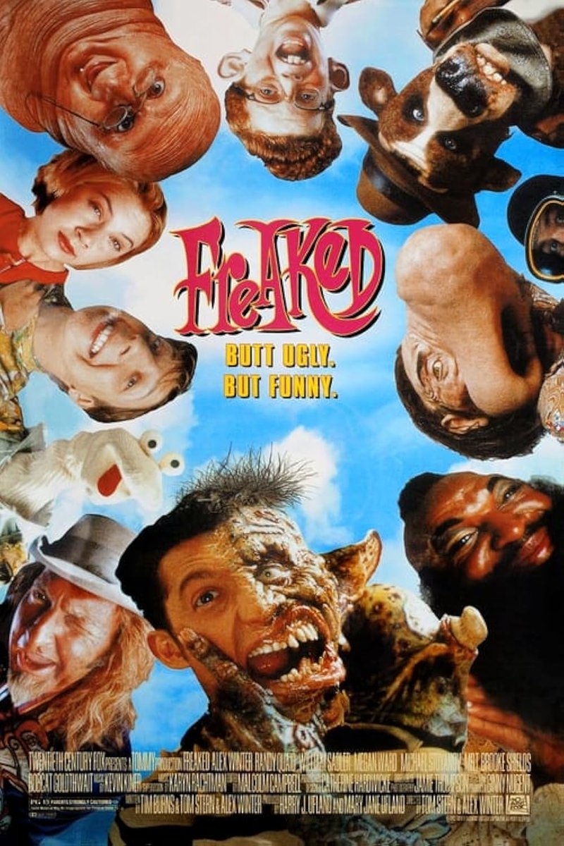 We ran into Alex Winter this weekend, who told us we could pass this news on.

The film he co-wrote and co-directed FREAKED, which has been out of print for ages, is finally coming out on Blu-ray and 4K!

We can't say what company, but the announcement will be soon!