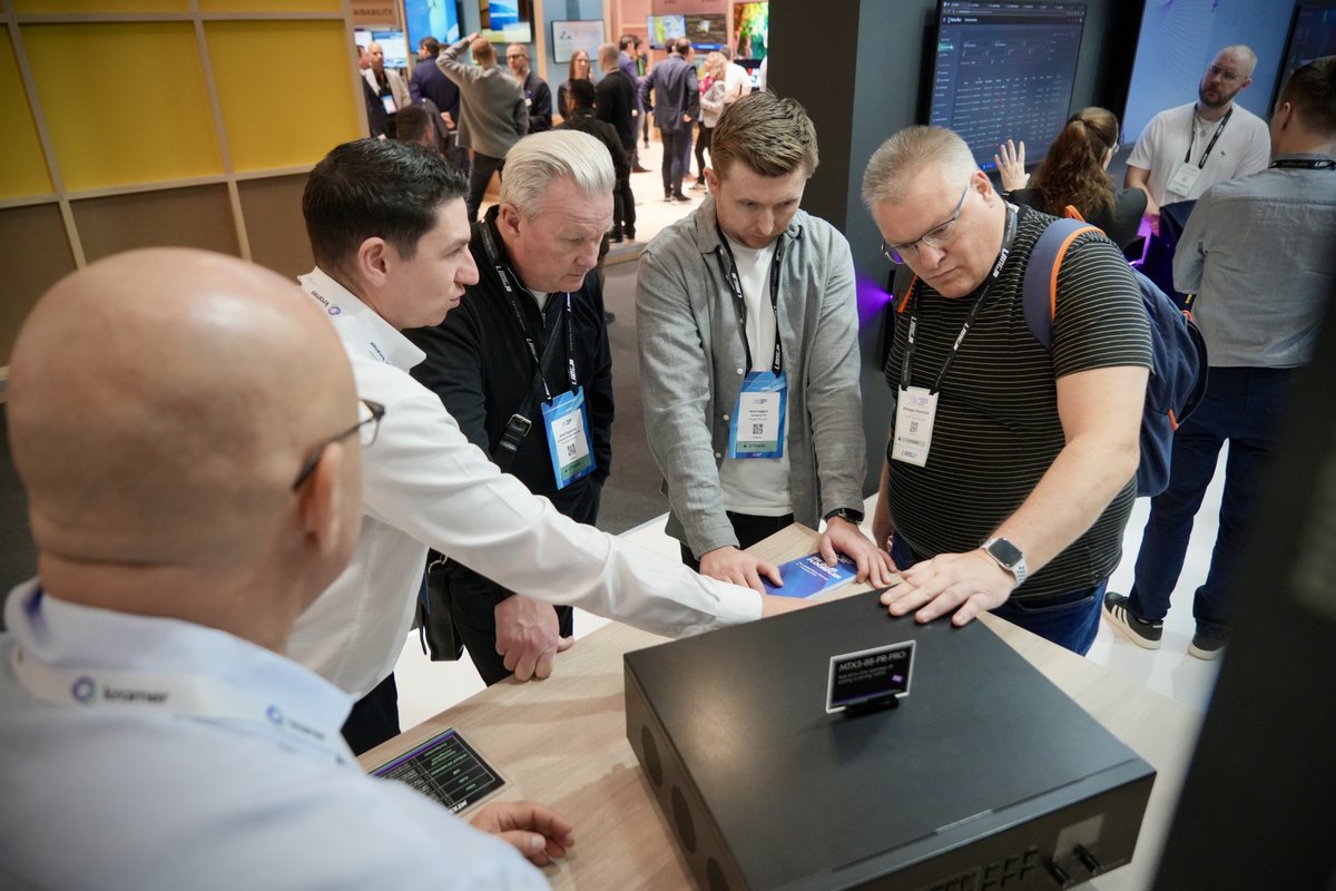 ISE - Day 1️⃣

We had a fantastic first day here in Barcelona! ✨

Visit us tomorrow at Booth 3D300: hubs.li/Q035fsm60

#KramerAV #Kramer #proAV #AVsolutions #audiovisual #ISE2025 #ZeeVee #AshtonBentley