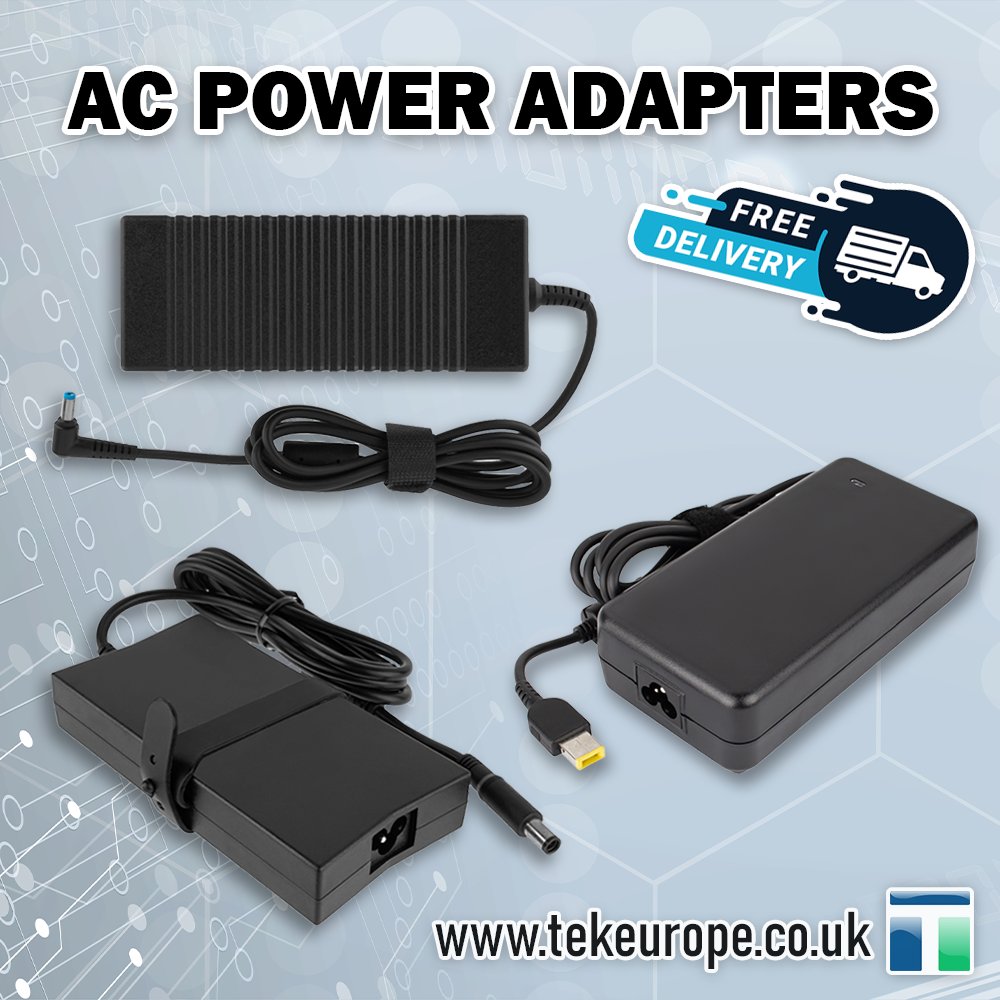 Tekeurope's tweet image. If you need a new Power Adapter for your laptop, or just want to have a spare check out our store. 
We stock AC Power Adapters for all major manufacturers including Lenovo, Dell and HP.

tekeurope.co.uk/product-catego…

#acadapter #poweradapter #freeukdelivery #laptopadapter