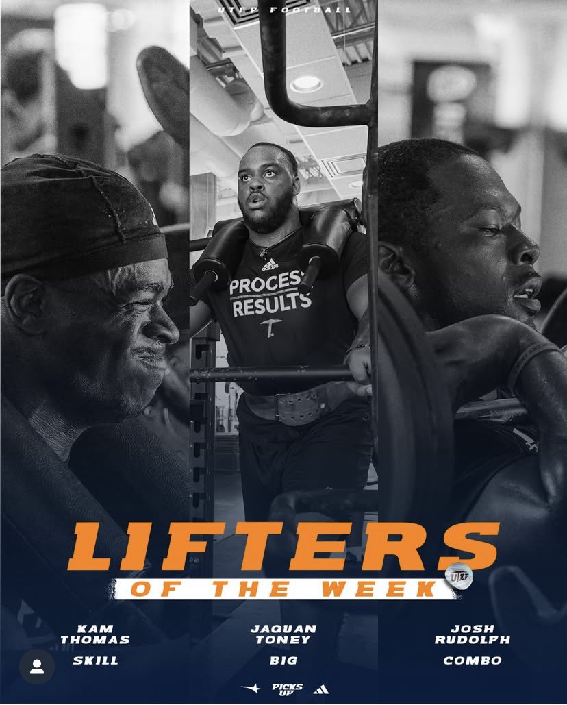 UTEPDreamChaser's tweet photo. Take A Look At @kam__5 &amp; @joshuaRudolph14 Going Above and Beyond In The Weight Room This Past Week!!💪

Go Miners ⛏️ https://t.co/IAQa2tVTjX