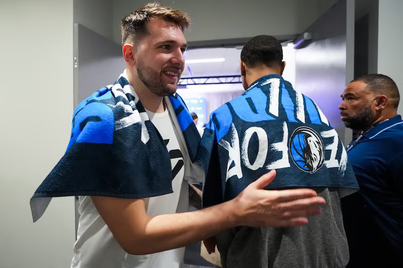 NationMffl's tweet photo. Luka Doncic on Dallas:

“I thought I was gonna stay my whole career there. Loyalty is a big word for me…” https://t.co/26nGz2QvnV