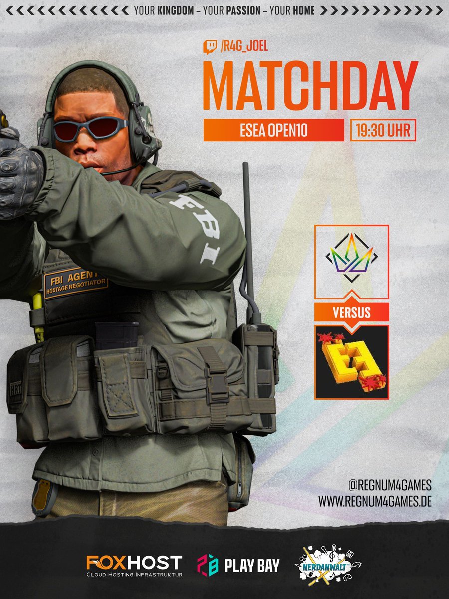 regnum4games (@regnum4games) on Twitter photo Ebenfalls 5:1 steht momentan unser #OLDSQL Academyteam in der <a href="/ESEA/">ESEA League</a> Open10! Heute Abend soll der 6. Sieg folgen!
📺 | twitch.tv/r4g_joel
🎙| @r4g_joel
Schaltet ein und feuert die Jungs an! 🔥 Ebenfalls 5:1 steht momentan unser #OLDSQL Academyteam in der <a href="/ESEA/">ESEA League</a> Open10! Heute Abend soll der 6. Sieg folgen!
📺 | twitch.tv/r4g_joel
🎙| @r4g_joel
Schaltet ein und feuert die Jungs an! 🔥