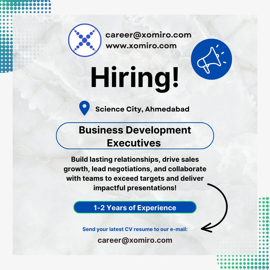 Xomiro - Jobs in India tweet media