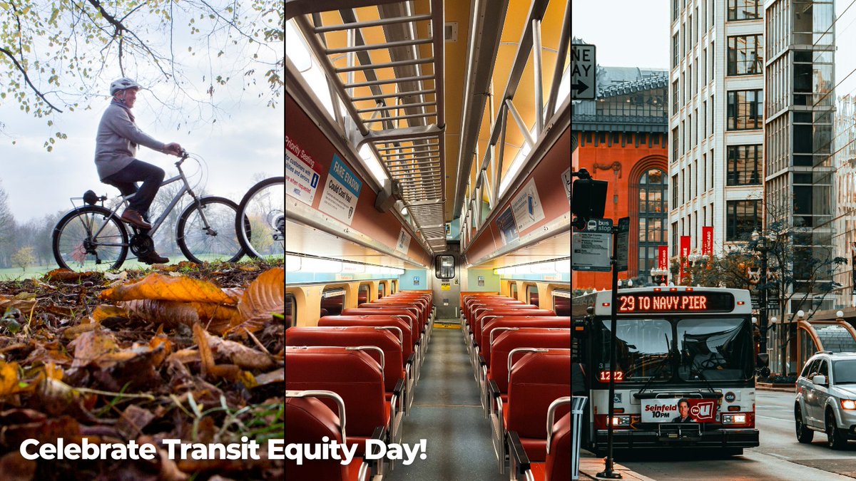 IEC (@ilenviro) on Twitter photo We’re celebrating #TransitEquityDay! This day honors civil rights leader Rosa Parks and underscores that transit is a human and civil right.
⭐️In honor of Transit Equity Day, tell your legislator to support the Clean & Equitable Transportation Act: act.ilenviro.org/a/illinois-ceta We’re celebrating #TransitEquityDay! This day honors civil rights leader Rosa Parks and underscores that transit is a human and civil right.
⭐️In honor of Transit Equity Day, tell your legislator to support the Clean & Equitable Transportation Act: act.ilenviro.org/a/illinois-ceta