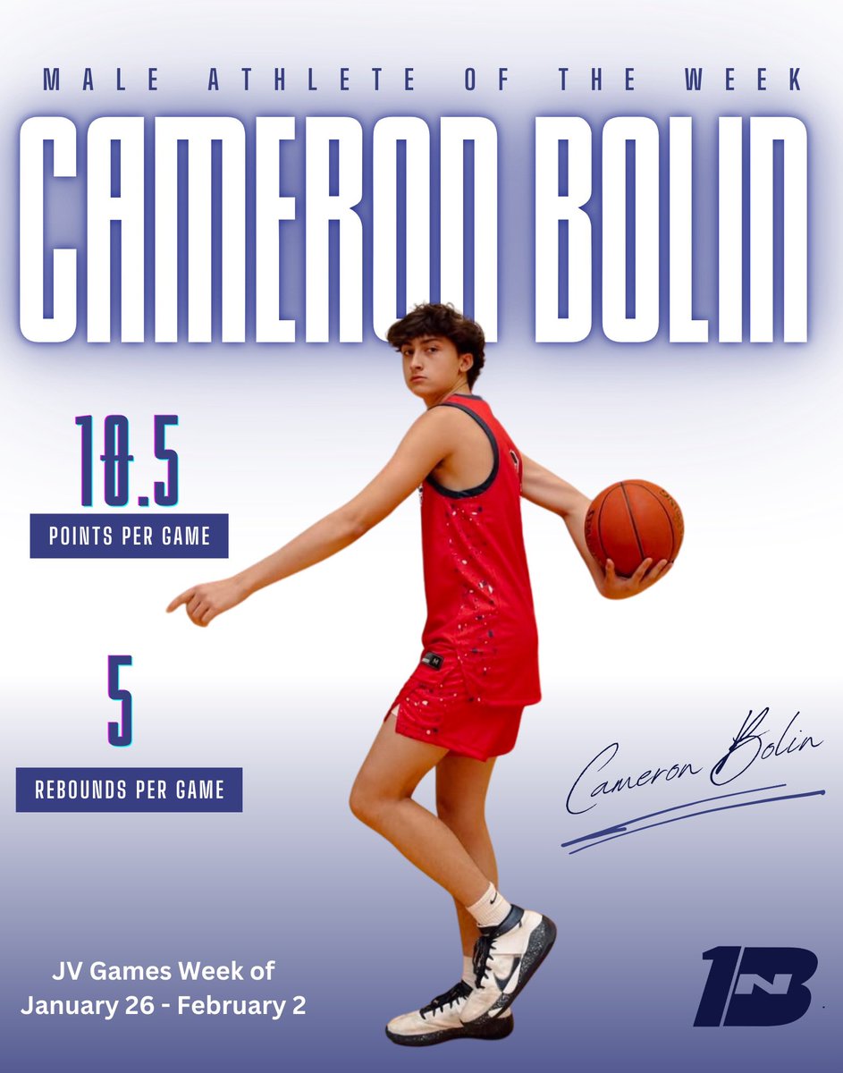 FNBRS_'s tweet photo. FNB would like to congratulate Cameron Bolin for being selected as the Male Athlete of the Week! This past week, the Laker JV Team took on Wayne and Cumberland County. On the week, he averaged 10.5 points per game and grabbed 5 rebounds per game. 

Congrats, Cameron! 🏀⚓️ https://t.co/315KYAn77A