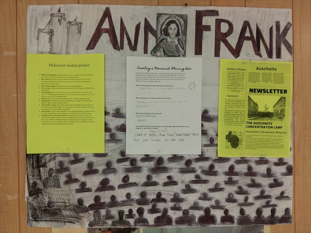 NISD_NAHS's tweet photo. In honor of Holocaust Remembrance Day. Thank you Ms. Mendez for you dedication to your students. #NISD #NISD_NAHS #NISDNEF #NISDCOUNSELING #NISDNUTRITION #NISDTRANSPORTATION #NISDATHLETICS https://t.co/zvrNs4nRQG