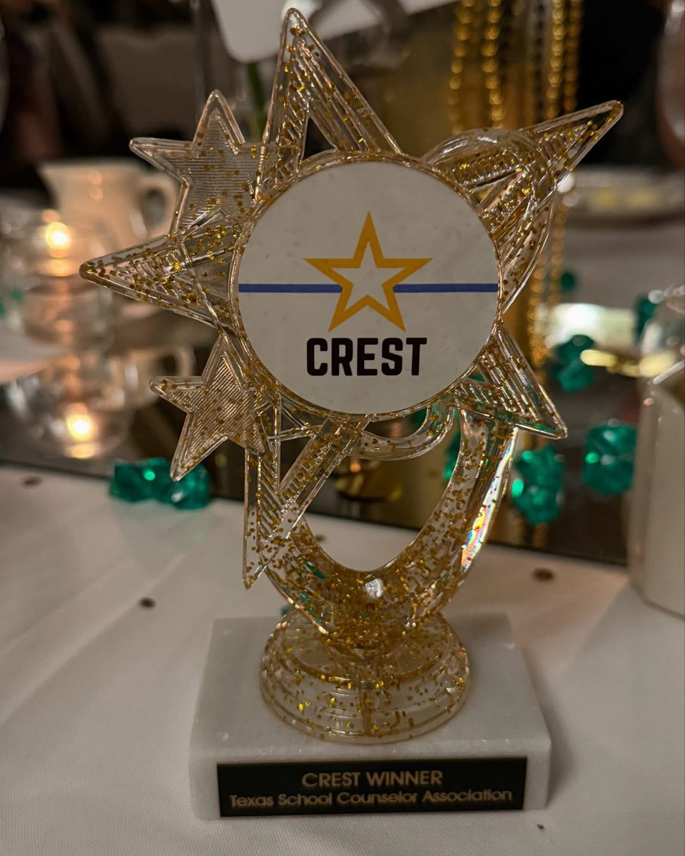 HS_PieperCouns's tweet photo. Ms. Tolbert &amp; Ms. Guerra accepted the 2024 CREST award on behalf of the entire Pieper High School Counseling Team at the @texassca TSCA CREST Banquet! PHS is the first school to receive this award for Comal ISD! 🏆🎉@pieperptsa @TxCAtweets @DrChapmanCISD @PieperHS @cisdnews https://t.co/tcLifJc4Vb