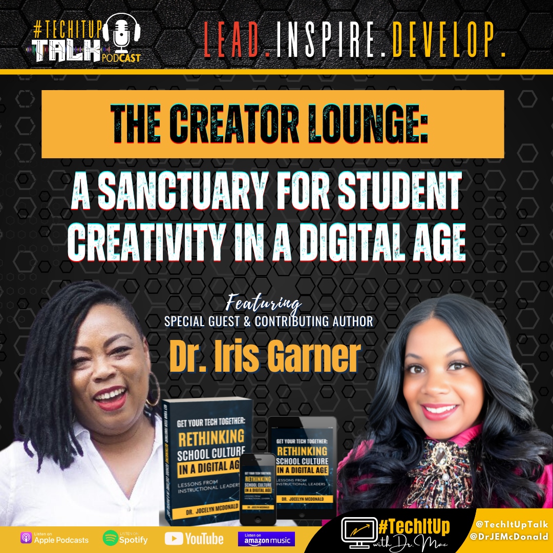 DrJEMcDonald's tweet image. 🎙️ Don’t Miss Our #TechItUp Talk Episode on February 5! 🎨
📅 When: Wednesday, February 5, 2025
📍 Where: youtube.com/watch?v=DUUt_l… 

#TechItUpTalk #EdTech #StudentCreativity #DigitalLearning #GetYourTechTogether