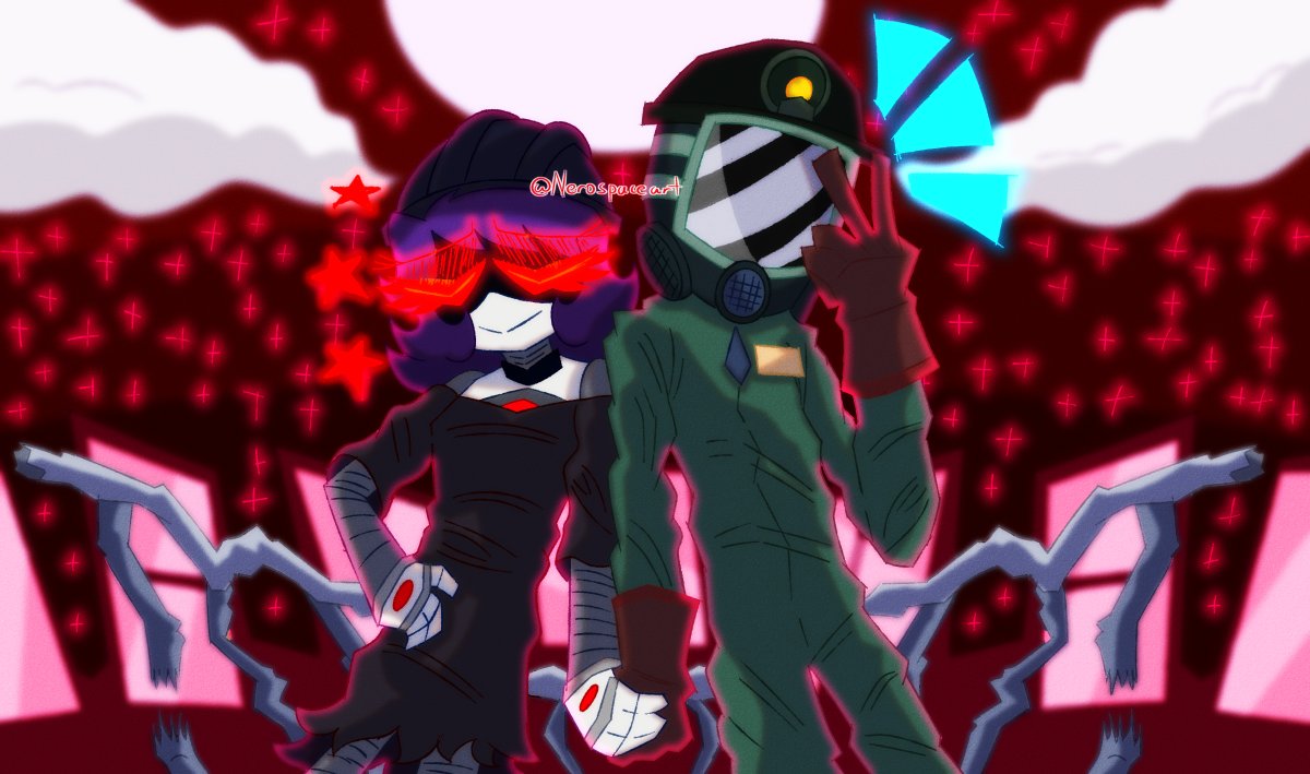 Nerospaceart's tweet photo. Alt #murderdrones #murderdronesart #murderdronesfanart #murderdrones #yeva #murderdronesyeva #mdyeva #mitchell #mitchelltheintern #mdmitchell #murderdronesmitchell #silentmask https://t.co/KnvUzDIwoJ