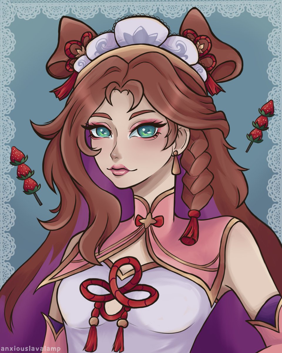 anxiouslavalamp's tweet photo. Dumpling Darlings Seraphine 🍡🍓

#ArtofLegends #seraphine https://t.co/BoTsQbeq3n