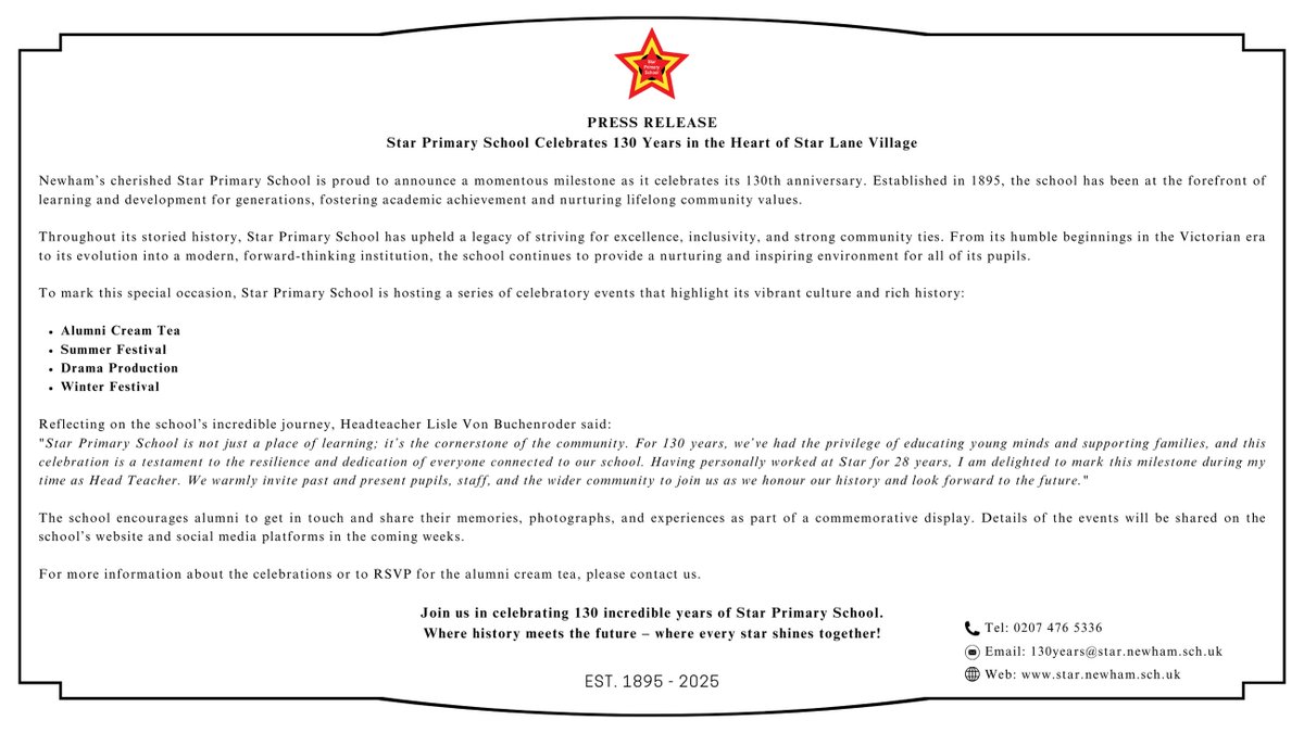 Star Primary School tweet media