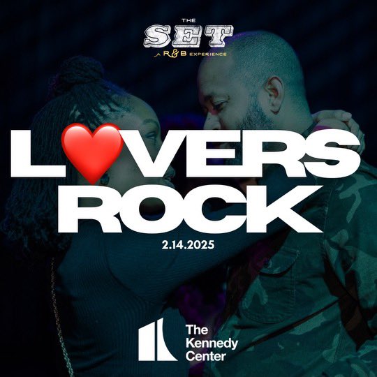 thesetrnb's tweet photo. 💖 Bring your lovers &amp; friends to Lovers Rock on 2/14 at @kencen 🎶 R&amp;B vibes, good music, and unforgettable moments await! Whether you’re with your boo or besties, let’s celebrate love &amp; connection. Get your tickets now! 🔥 #LoversRock #SetRNB #ValentinesDayVibes #KennedyCenter https://t.co/izngul3Y52