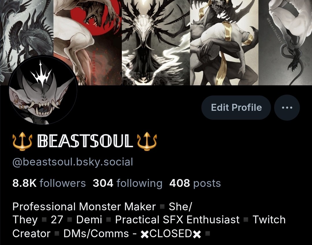 BeastSoulArt's tweet image. REMINDER; I will no longer be posting full art on here, just promo stuff or heavily cropped WIPs.
If you want to keep up with my work, I'm now mostly active on 🦋/📷inst/tumblr!
I go by BeastSoulArt or BeastSoul across all platforms! 🤍
