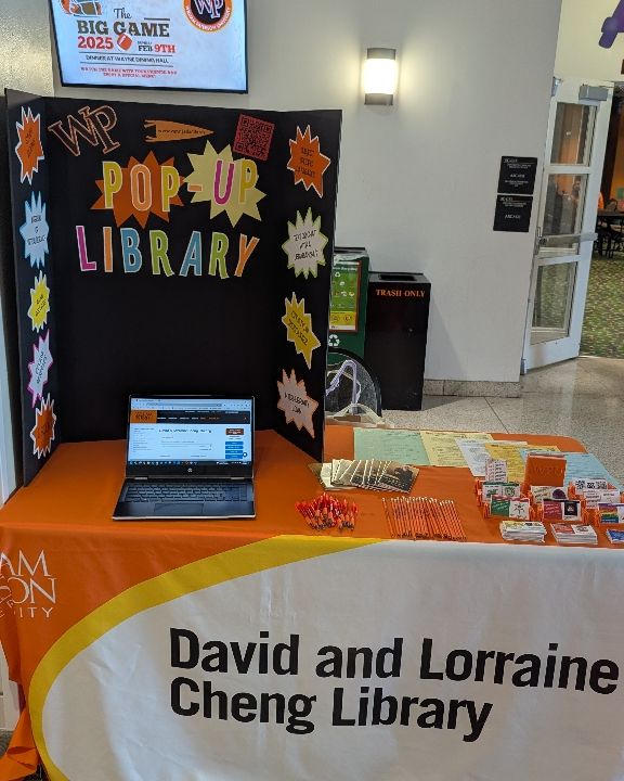 Pop-up library is back for the spring semester! Today (2/4) 12:30-1:30 UC outside bookstore.
Free giveaways!

#wpunj
#twillyp