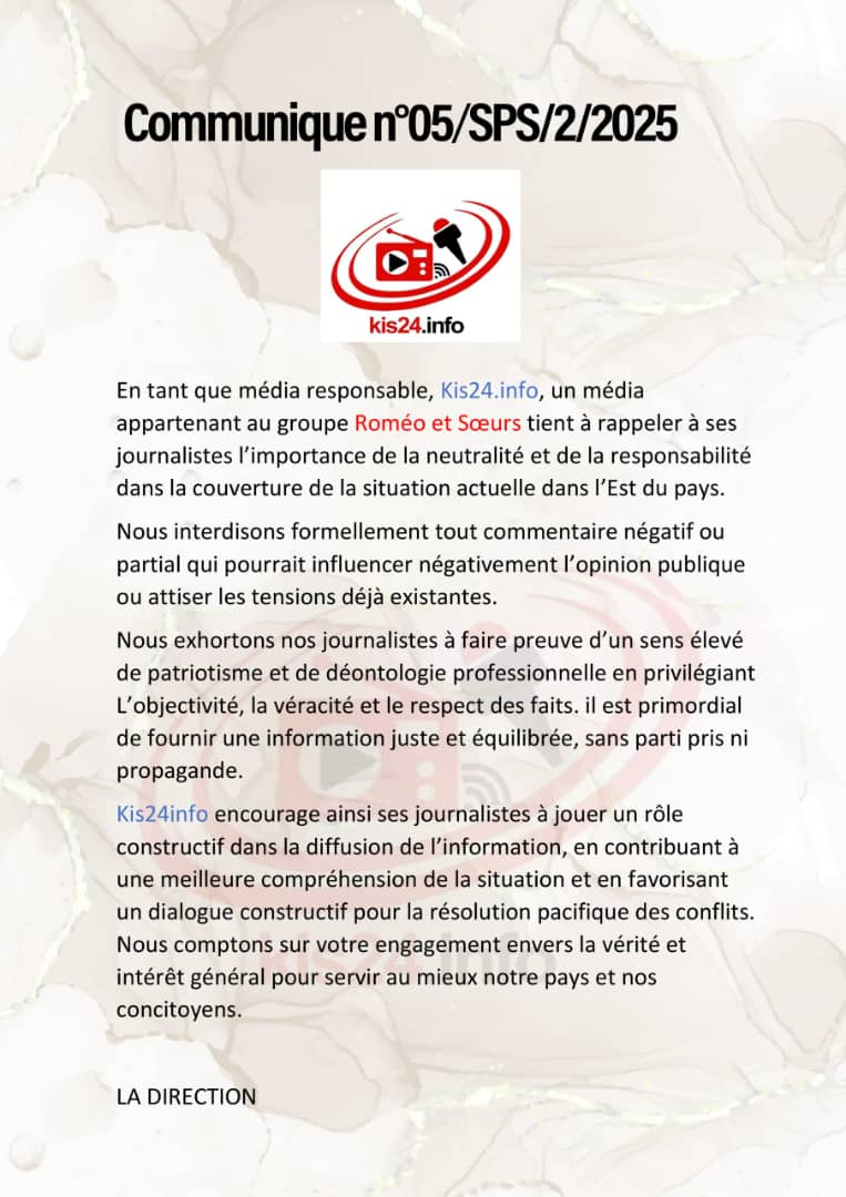 COMMUNIQUÉ Nº05 ! ⤵️
