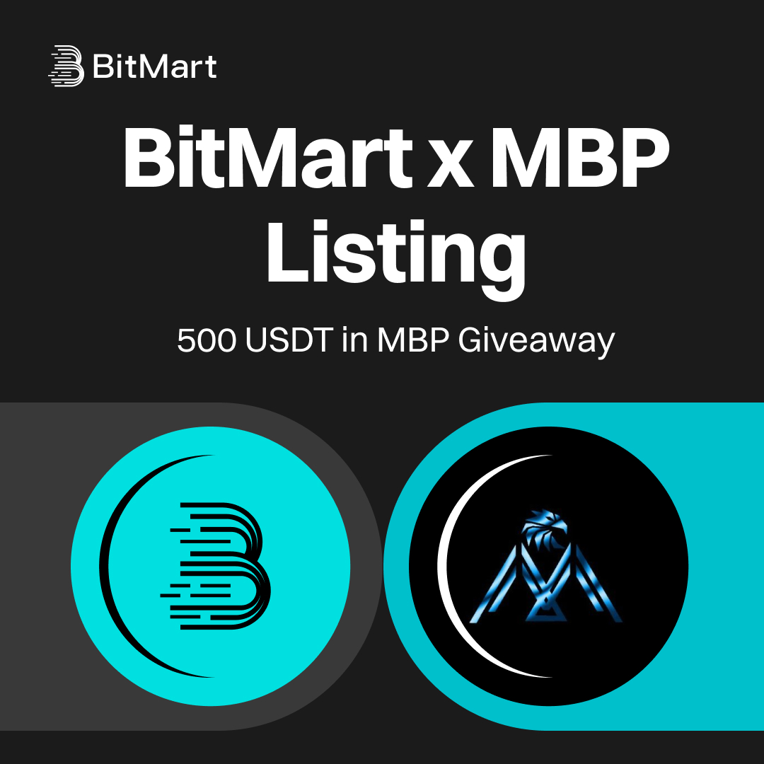 BitMartExchange's tweet photo. #MBPCoin X #BitMart 500 USDT in $MBP #Airdrop is HERE! ๐ฅ
To Enter:
1๏ธโฃFollow @BitMartExchange & @mbpcoin
2๏ธโฃQuote RT with hashtag #BitMart $MBP & tag 3 #crypto friends
3๏ธโฃFill: https://t.co/W2Gd4evpL7 https://t.co/PkWGUmx1CX
