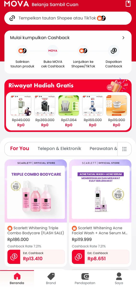 JoshiaPutra's tweet photo. Ini bukti-bukti nya. Beli kebutuhan bisnis buat Bubble Wrap aja harga 220an ribu langsung dpt extra cashback dari Mova 6rb an. Mayan banget woyy!!! Dapet promo dari shopee plus bonus cashback dari app Mova. Khusus buat beli di platform shopee dan tiktok Shop ya ges ya. https://t.co/pBjOW6ACqq