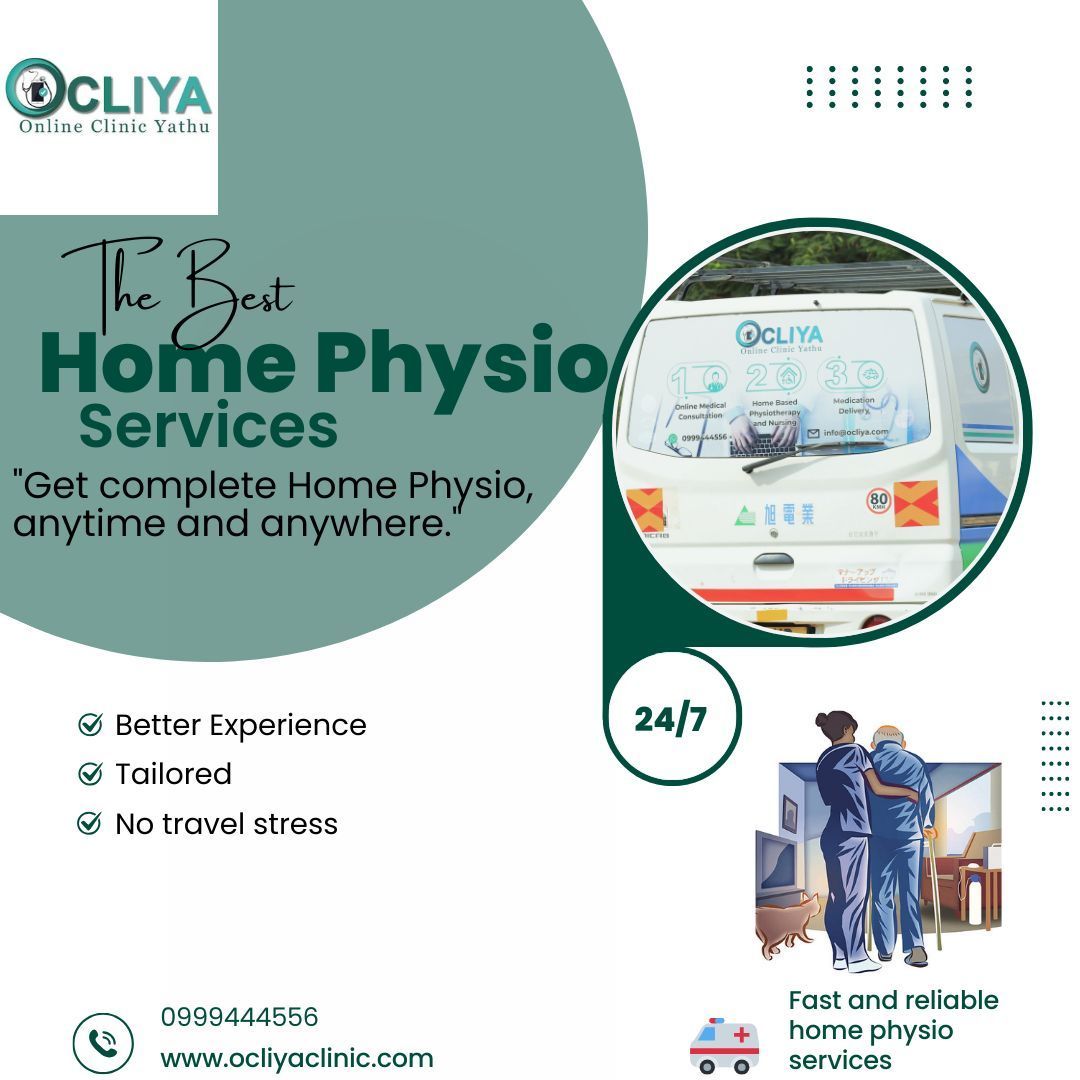 ocliya's tweet photo. Recover in Comfort at Home
Best physiotherapy services delivered right to your doorstep. 
Book your personalized session today!
WhatsApp 0999444556
#ocliya https://t.co/aDrmTcxEDR