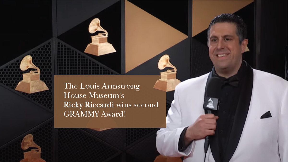 Queens College Today (@qctoday) on Twitter photo Congratulations to <a href="/RickyRiccardi/">Ricky Riccardi</a>, director of research collections at <a href="/ArmstrongHouse/">Louis Armstrong</a>, who last Sunday won his second <a href="/RecordingAcad/">Recording Academy / GRAMMYs</a> GRAMMY! It was for album notes he wrote for Centennial, featuring King Oliver's Creole Jazz Band and other artists. 🎶 Congratulations to <a href="/RickyRiccardi/">Ricky Riccardi</a>, director of research collections at <a href="/ArmstrongHouse/">Louis Armstrong</a>, who last Sunday won his second <a href="/RecordingAcad/">Recording Academy / GRAMMYs</a> GRAMMY! It was for album notes he wrote for Centennial, featuring King Oliver's Creole Jazz Band and other artists. 🎶