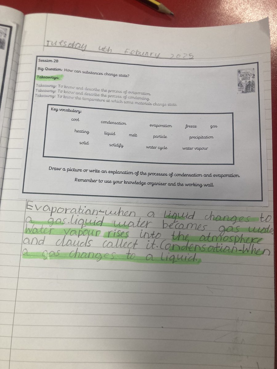 TPAYear3KK's tweet photo. In #TPAScience this afternoon we have been exploring and investigating the processes of evaporation and condensation. @DeltaTheParks https://t.co/eBsCefgWJE