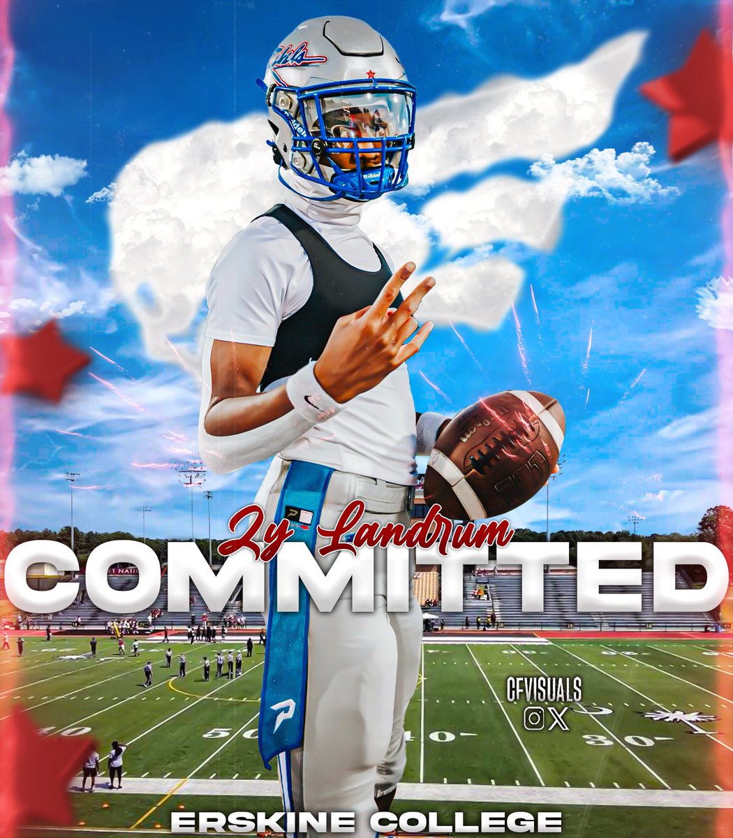 ZY Landrum (@zylandrum) on Twitter photo 100% COMMITTED. I will be taking my talent to the next stage with <a href="/FleetFB/">Erskine Football</a> I want to thank everyone that has gotten me to this point. <a href="/icoachfb/">Christopher Williams</a> <a href="/ReggieShaw77/">Reggie Shaw</a> <a href="/coachjcdavis/">Jamauri Davis</a> <a href="/coach_ashmore/">Tony Ashmore</a> <a href="/TravisLLandrum1/">Travis Landrum</a> <a href="/GreerSportsStar/">Greer Sports Star</a> <a href="/PrepRedzoneSC/">Prep Redzone South Carolina</a> 100% COMMITTED. I will be taking my talent to the next stage with <a href="/FleetFB/">Erskine Football</a> I want to thank everyone that has gotten me to this point. <a href="/icoachfb/">Christopher Williams</a> <a href="/ReggieShaw77/">Reggie Shaw</a> <a href="/coachjcdavis/">Jamauri Davis</a> <a href="/coach_ashmore/">Tony Ashmore</a> <a href="/TravisLLandrum1/">Travis Landrum</a> <a href="/GreerSportsStar/">Greer Sports Star</a> <a href="/PrepRedzoneSC/">Prep Redzone South Carolina</a>