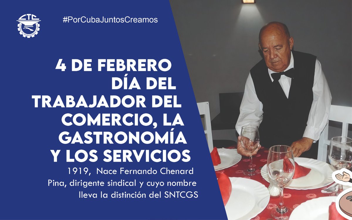 La transformación de la gestión del comercio, la gastronomía y los servicios, una prioridad para incrementar y diversificar la oferta al pueblo y asegurar el equilibrio financiero interno. Desde @CubaCentral la felicitación a los trabajadores del sector. #PorCubaJuntosCreamos