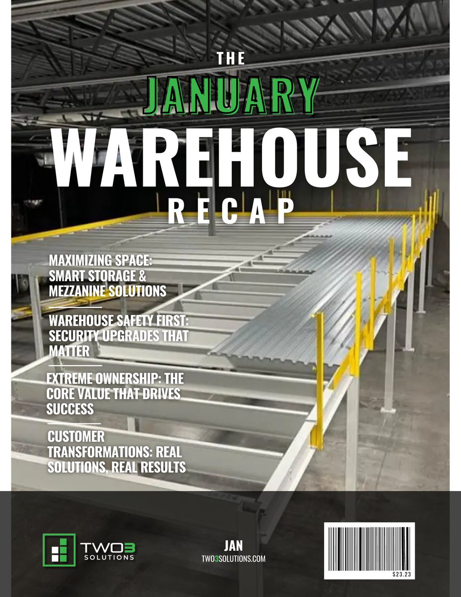 Two3Solutions's tweet photo. 🚨 The Warehouse Weekend: January Recap 🚨

Here’s what you missed! 🔧✨

Check out the full recap here: https://t.co/GpFky0vBf8

📢 Stay tuned for more updates!

⬜️🟩
⬛️🟩
⬛️🟩

#Two3Solutions #WarehouseSolutions #SpaceOptimization #Two3Tips #ExtremeOwnership https://t.co/3Aq9QPoReL