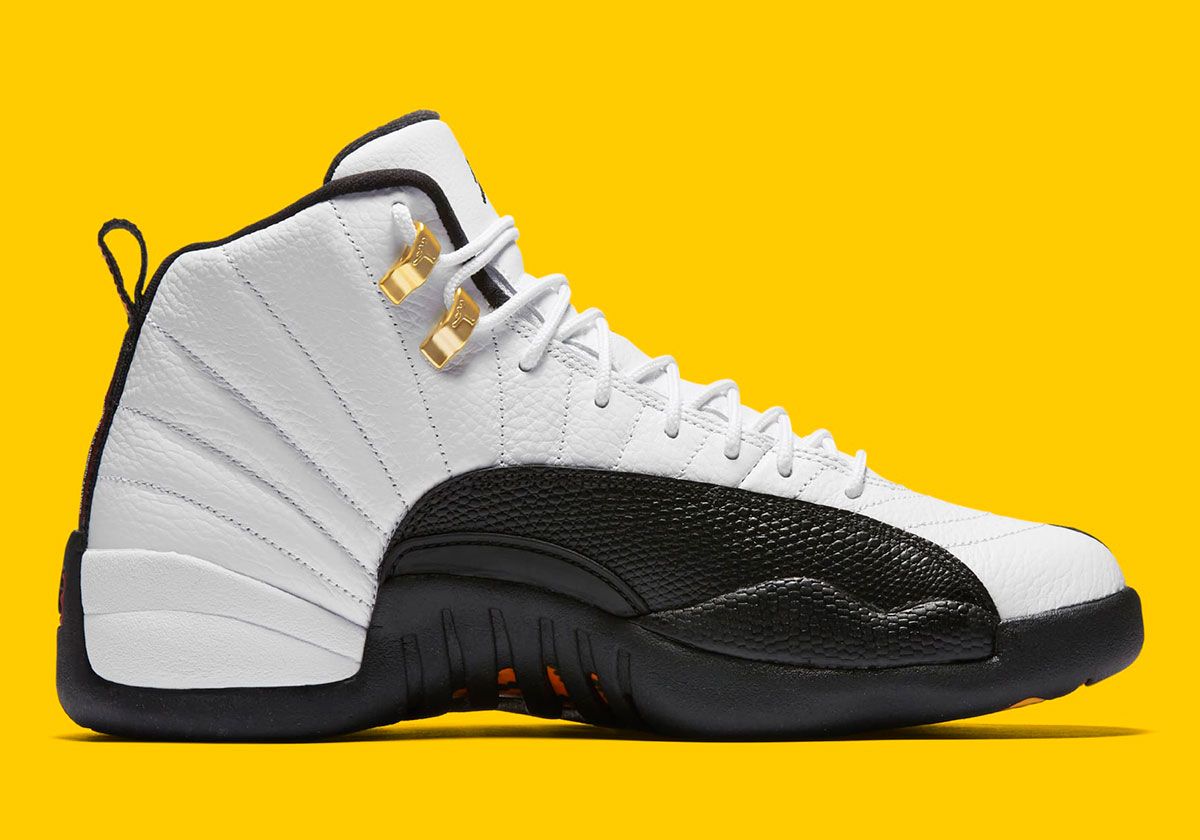 SneakerNews's tweet image. Air Jordan 12 "Taxi" 🚕 
Release Date: November 8th, 2025
Full Family Sizes Confirmed