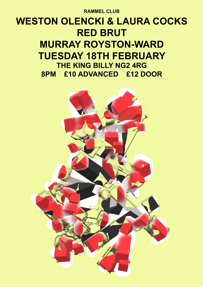 RAMMELCLUB's tweet image. Rammel Club #144
info: rammelclub.org
tickets: wegottickets.com/event/647673/#
poster: doubleferox.com