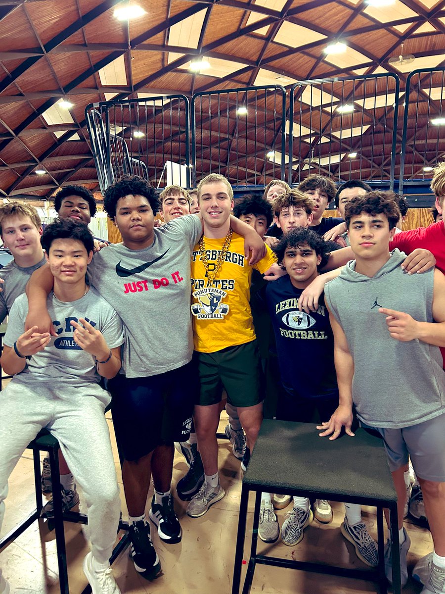 Lexington Football (@minutemanfball) on Twitter photo Lifter of the month for the month of January is <a href="/coleapstein26/">Cole Apstein</a> . Congrats Cole! Check out the new chain. Lifter of the month for the month of January is <a href="/coleapstein26/">Cole Apstein</a> . Congrats Cole! Check out the new chain.