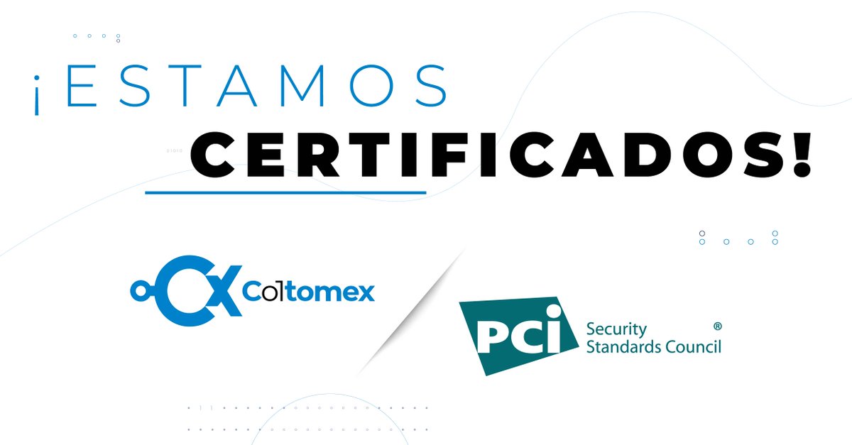 coltomex's tweet photo. ¡En Coltomex estamos certificados en **PCI DSS**! 🔒🚀 Garantizamos la seguridad, confianza y cumplimiento en cada documento de impresión transaccional, protegiendo los datos financieros de nuestros clientes. 📜✅ #PCIDSS #Seguridad #Coltomex https://t.co/Ae1kBGgnC3