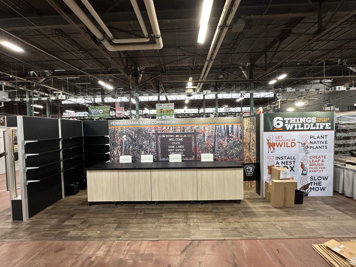ExhibitStudios1's tweet image. We were proud to manage three booths at this year’s PA Farm Show and loved helping them stand out! 

@PAWines
@PAGameComm
PA Pork Council

See you next year!
#PAFarmShow #ExhibitStudios #ExceptionalSolutions #PAWinery #PAGameCommission #PAPorkCouncil 

@FarmShowComplex