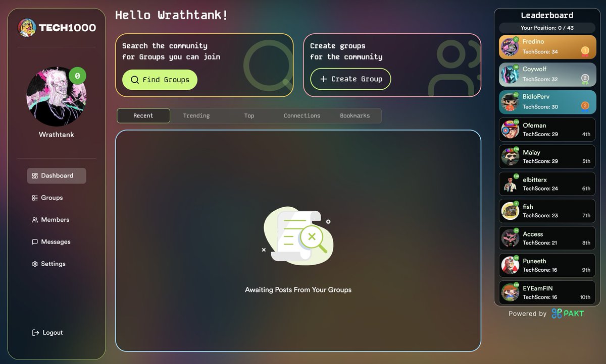 Wrath (@wrathtank_avax) on Twitter photo oh yeah, we in on <a href="/TECHimproving/">TECH Improving ๐บ</a>'s TECH1000 platform. The UI is awesome.
Will try to get some marketing of my stuff out there on this platform. Also, I minted 5 of them so I am going to allocate 4 of the TECH1000 NFTs to the Analog Distortions The City app at oh yeah, we in on <a href="/TECHimproving/">TECH Improving ๐บ</a>'s TECH1000 platform. The UI is awesome.
Will try to get some marketing of my stuff out there on this platform. Also, I minted 5 of them so I am going to allocate 4 of the TECH1000 NFTs to the Analog Distortions The City app at