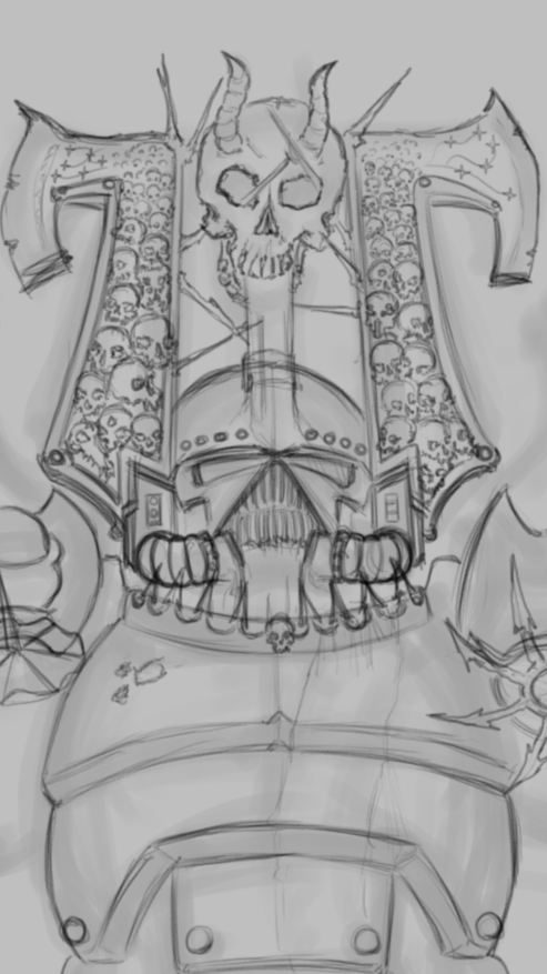 Instead of chasing a quick and clean style, think I'll go back to the slow and deliberate "layout>elaborate sketch>ink>hatching>colour" process that comes more naturally to me.