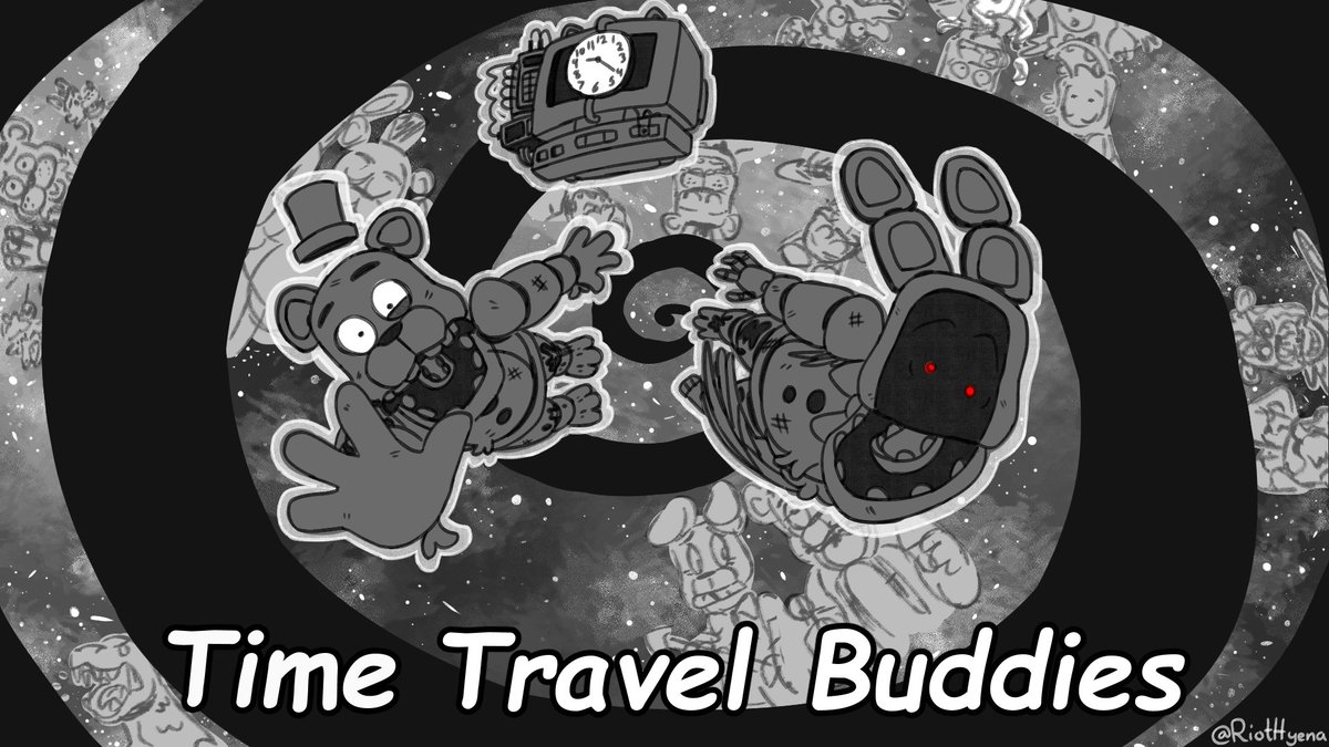 Riot! (@riothyenas) on Twitter photo Some fanart for <a href="/Official_FFaF/">Freddy Fazbear and Friends</a> 's "Time Travel Buddies"! It's one of my favorite episodes :P!
#FNAF #FreddyFazbearandFriends Some fanart for <a href="/Official_FFaF/">Freddy Fazbear and Friends</a> 's "Time Travel Buddies"! It's one of my favorite episodes :P!
#FNAF #FreddyFazbearandFriends