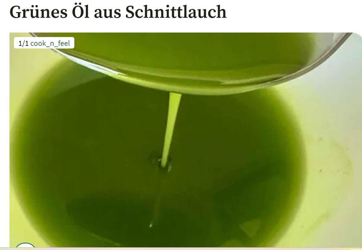 Stefan Hajek (@stefan_hajek) on Twitter photo auch ich habe mich über <a href="/jensspahn/">Jens Spahn</a> lustig gemacht, weil er mit "grünem Öl" statt mit Wärmepumpen heizen will.
Ich habe ihn unterschätzt:
chefkoch.de/rezepte/430732… auch ich habe mich über <a href="/jensspahn/">Jens Spahn</a> lustig gemacht, weil er mit "grünem Öl" statt mit Wärmepumpen heizen will.
Ich habe ihn unterschätzt:
chefkoch.de/rezepte/430732…