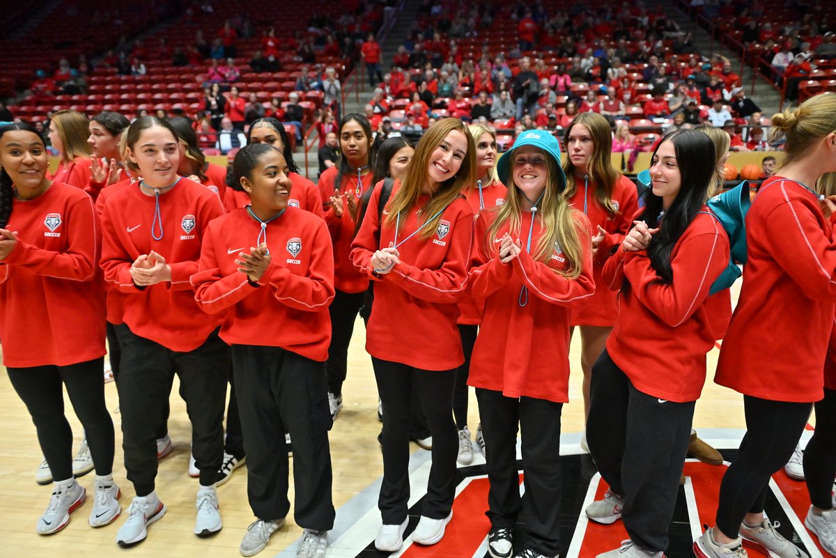 UNMLOBOS's tweet photo. This past weekend we celebrated National Girls and Women in Sports! We recognized our amazing staff and our teams! #NGWIS #GoLobos https://t.co/Mdv4OYUt7L