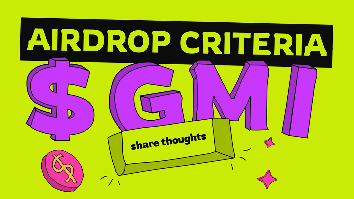 WagmiHub's tweet image. 🥳 Shaping the $GMI Airdrop together!

We’re building the ultimate airdrop system, and we want YOU to help us decide what criteria should count. Your voice matters!

What criteria should matter most?

➡️ The number of $GMI points you’ve collected?
➡️ Your hammer and timer…