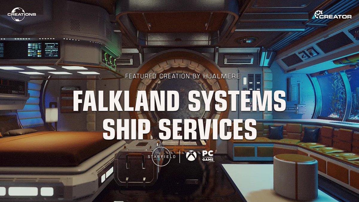 The Falkland Systems Ship Services - a <a href="/StarfieldGame/">Starfield</a> Creation by Hjalmere, adds a new ship services vendor to New Atlantis. Purchase new Falkland-exclusive ship products and a brand new Falkland Swift starship.

Check it out here: beth.games/4jHnS8G