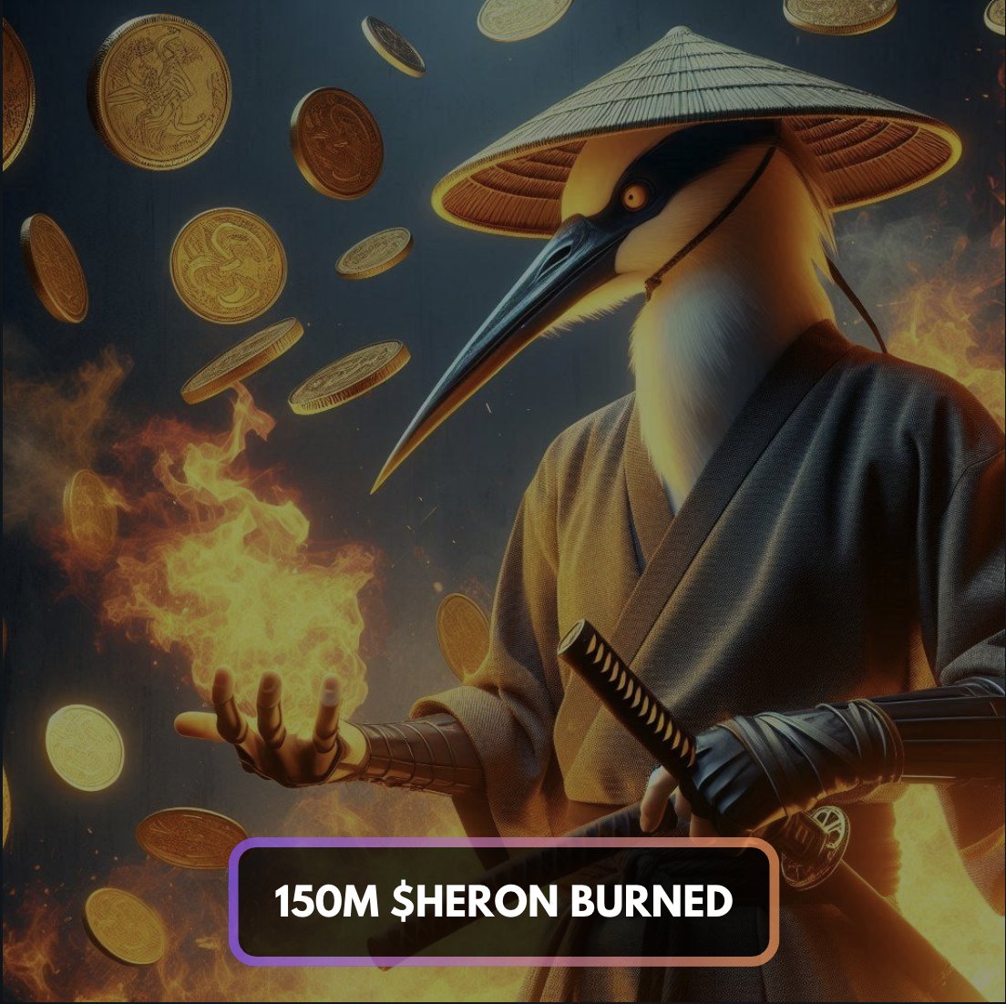 🔥BREAKING NEWS🔥

150 million $HERON tokens have been burned, representing 15% of supply!

More tokens will continue to burn with each transaction, as always 🔥

TG- t.me/heronheroes
🌐- heronheroes.com

$KDA <a href="/kadena_io/">Kadena</a> <a href="/AmirDapl/">Amir</a>
