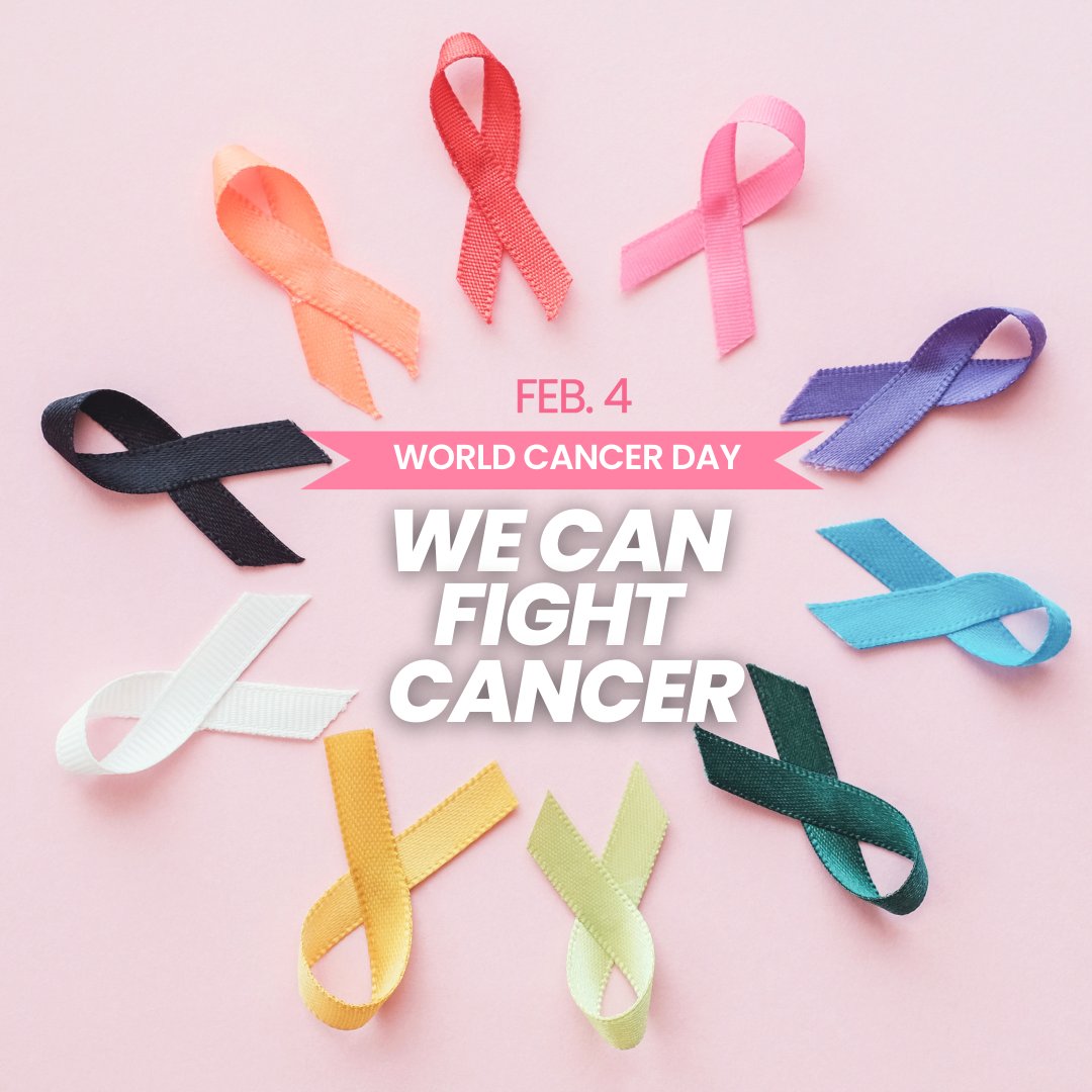 Today, on World Cancer Day, we stand in solidarity with everyone affected by cancer. Together, we can raise awareness, support those in need, and inspire action in the fight against cancer. Every voice matters. Every story counts.

#WorldCancerDay #CancerAwareness