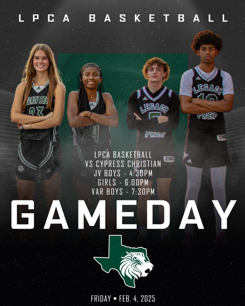 LPCA_Athletics's tweet photo. Come out and support your #LPCAHoops &amp; #LPCALadyHoops teams tonight at home as they take on Cypress Christian! https://t.co/OQaHlcy8bc