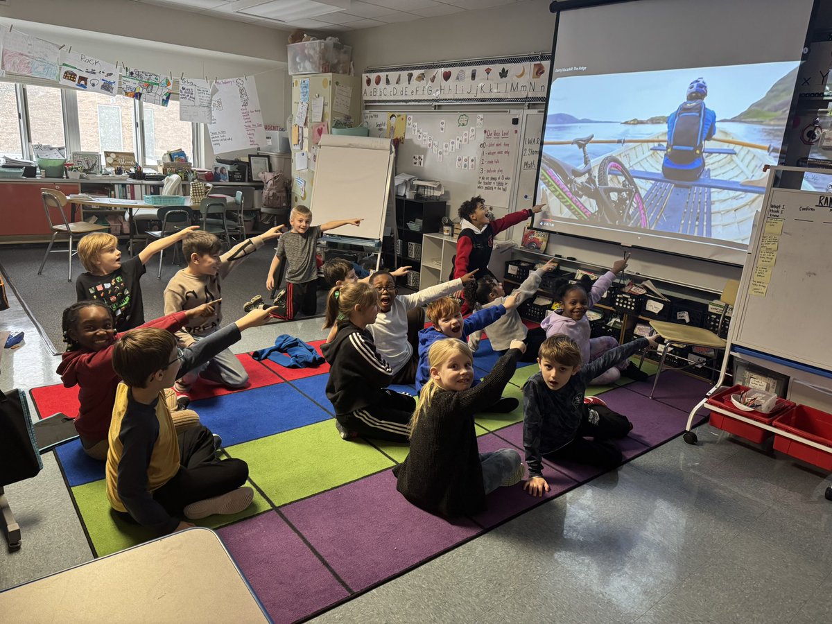 Kicking off our integrated science unit about Earth's land &amp; water today! <a href="/danny_macaskill/">Danny MacAskill</a> students in 2nd grade <a href="/WillowRidge480/">Willow Ridge ES</a> are huge fans and have a ton of questions for you about your frontflip and the landforms seen in Skye from the video #theridge