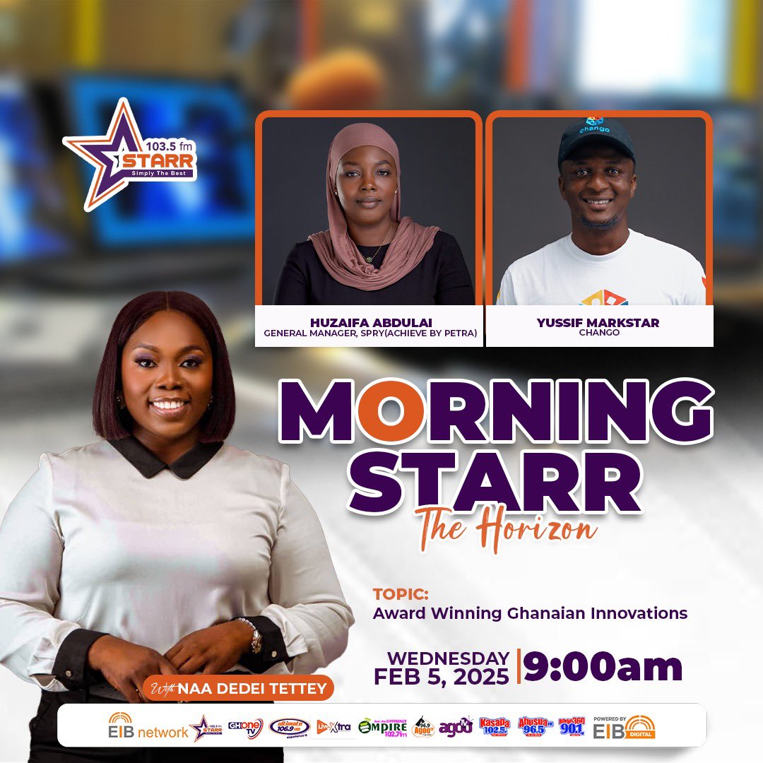 Edinam233's tweet photo. Tune in on Wednesday 
@Abocco @achievebypetra_ @thechangoapp https://t.co/tifUb60G8l