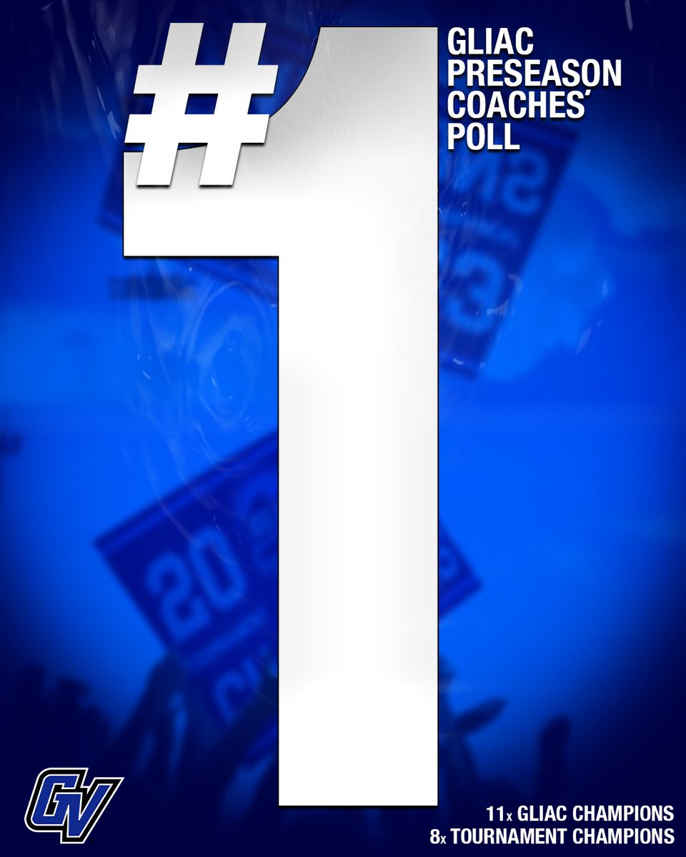 GVSUWLAX's tweet photo. Number one in the conference! ☝️

The Lakers find themselves atop the GLIAC preseason coaches' poll!

#AnchorUp #beELITE 
https://t.co/FYNcVdPddN https://t.co/7If01HwVtS