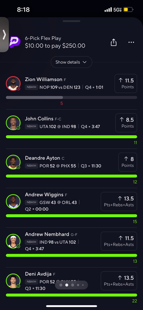 Over a 9k swing last 24 hours all missed by 1 leg 🤣😭