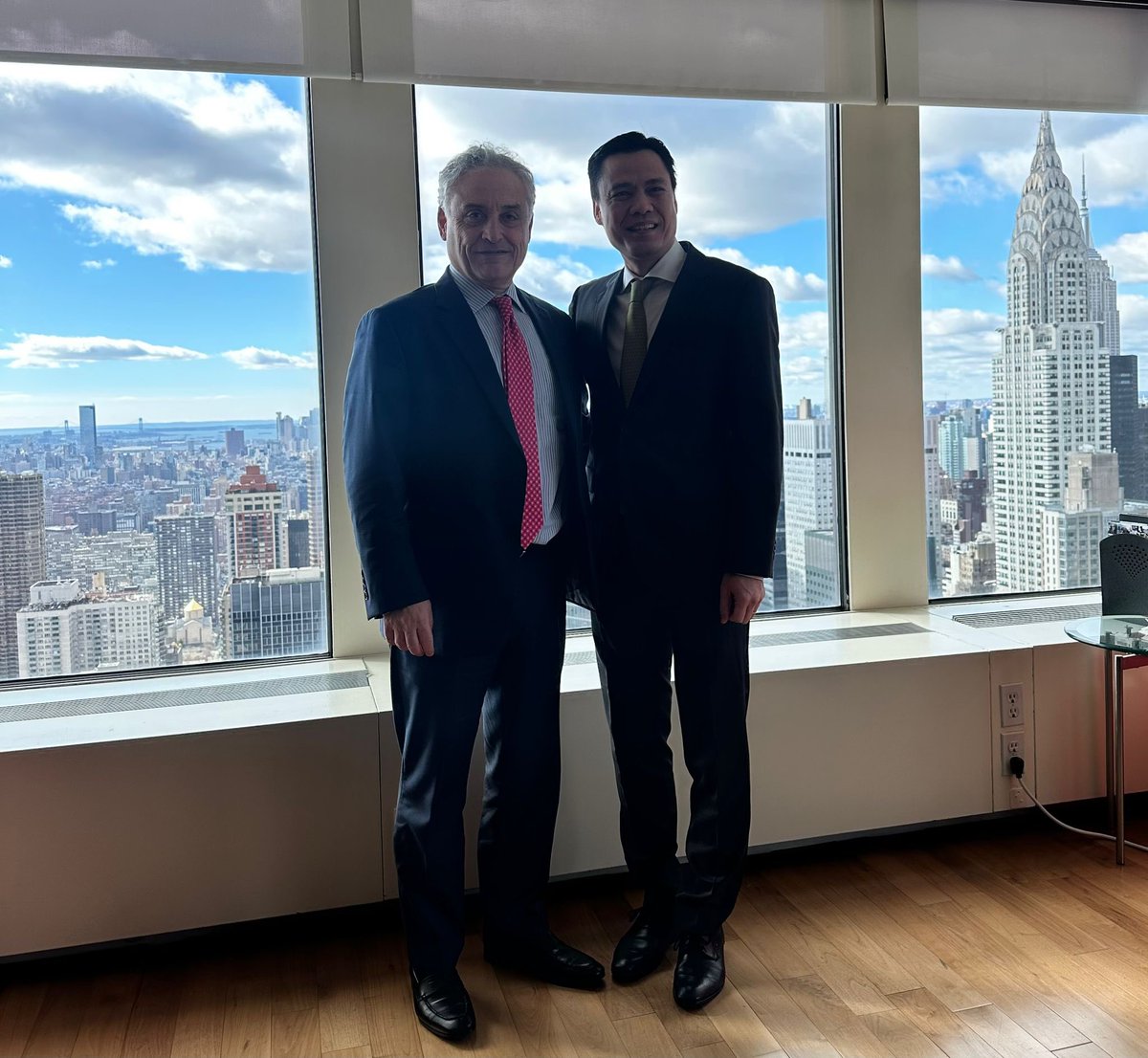Italy UN New York (@italyun_ny) on Twitter photo Today, 🇮🇹 Italy's PR Amb. <a href="/MauMassari/">Maurizio Massari</a> met with 🇻🇳 PR of Viet Nam <a href="/VietNam_UN/">Viet Nam at UN (NY)</a> His Excellency Dang Hoang Giang & discussed the many opportunities of bilateral coop. within the UN 🇺🇳system, especially as co-facilitators of the modalities resolution of the forthcoming high-level Today, 🇮🇹 Italy's PR Amb. <a href="/MauMassari/">Maurizio Massari</a> met with 🇻🇳 PR of Viet Nam <a href="/VietNam_UN/">Viet Nam at UN (NY)</a> His Excellency Dang Hoang Giang & discussed the many opportunities of bilateral coop. within the UN 🇺🇳system, especially as co-facilitators of the modalities resolution of the forthcoming high-level