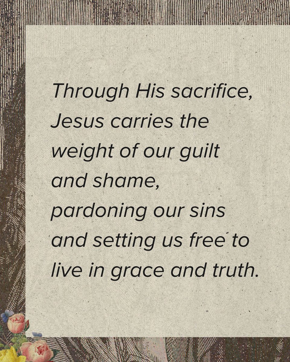 ChristJourney's tweet image. The enemy tries to use guilt to separate us from Jesus. But Jesus, the Lamb of God, offers forgiveness and freedom through His sacrifice. Let His love set you free to live in peace today.

#ChristJourney #FreedomInChrist #ForgivenAndFree