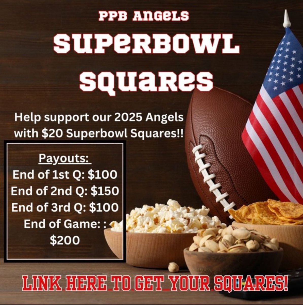 TomDeep3's tweet image. Here is how you sign up (and how to advise others)...
1. Website -superbowlsquares.org/PPBPonyAngels2…
2. Sign up
• Log in Name: PPBAngel
Log in Password: Pony2025
4. Payment - Sent to: Venmo - @Jackie-Blyleven